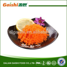 Japanese Sushi topping Halal Masago Frozen Seasoned Capelin Roe Orange